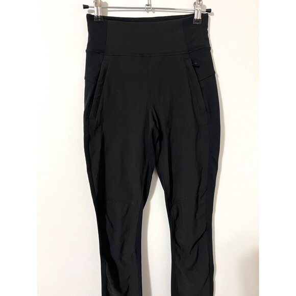 Athleta Black Highline Hybrid Ankle Tight Pants Size 2 - Picture 4 of 6